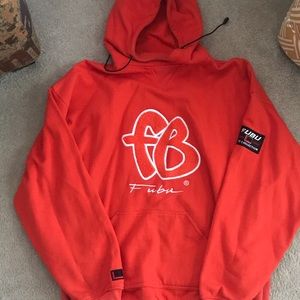 VINTAGE - FUBU Orange Sweatshirt